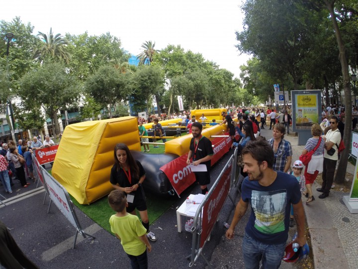 A Sobe Sapo no Mega Pic Nic Continente