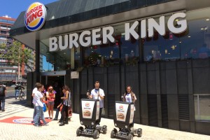 Inauguração da nova Burguer King na Marquês de Pombal