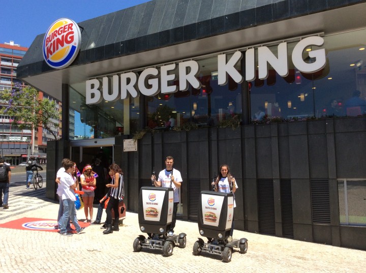 Inauguração da nova Burguer King na Marquês de Pombal