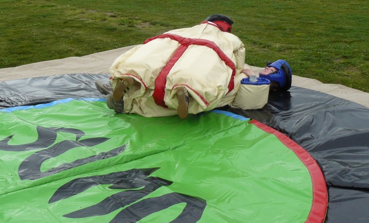 Lutadores de Sumo em Alcochete
