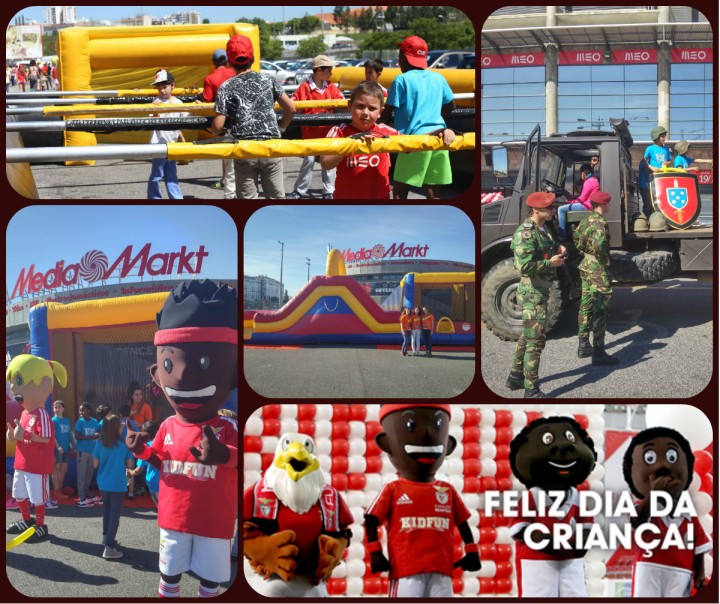 A Sobe Sapo no Dia Mundial da Criança no Estádio da Luz A Sobe Sapo no Dia Mundial da Criança no Estádio da Luz