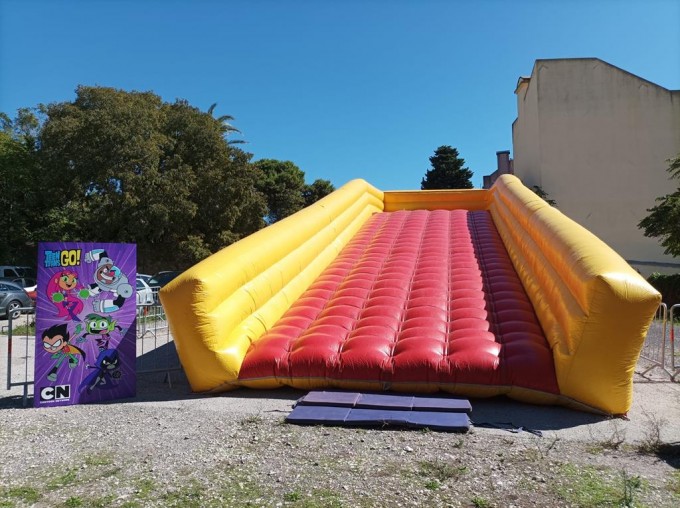Rampa insuflável