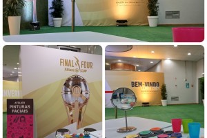 Sobe Sapo na Final Four com Pinturas Faciais